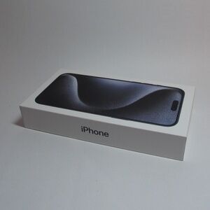iPhone 15 Pro Max Blue Titanium Empty Box ONLY Collectible